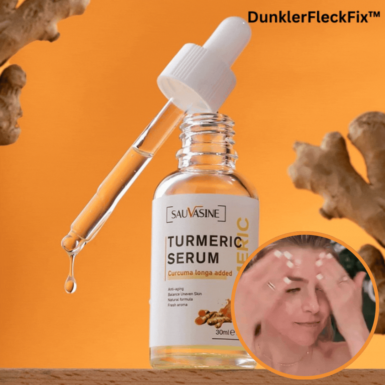 TRATAMIENTO  Esencial ACEITE de Curcuma Contra LAS MANCHAS
