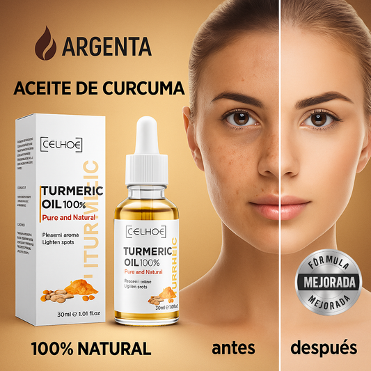 TRATAMIENTO  Esencial ACEITE de Curcuma Contra LAS MANCHAS